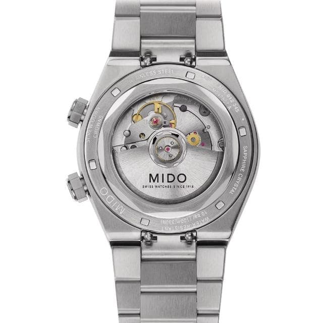 【MIDO 美度】Multifort 8 Two Crowns 機械腕錶-40mm灰(M0475071108100)