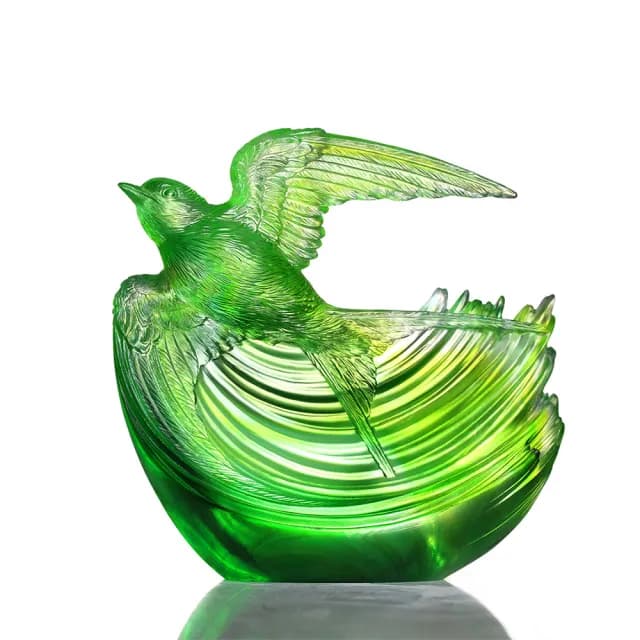 【琉璃工房 LIULI】與光同行 祝福  入厝禮/開業禮物(手工/開業禮物/ 發財/升官/企業/退休)