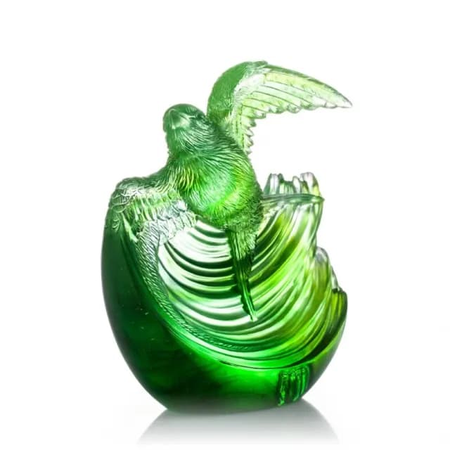 【琉璃工房 LIULI】與光同行 祝福  入厝禮/開業禮物(手工/開業禮物/ 發財/升官/企業/退休)