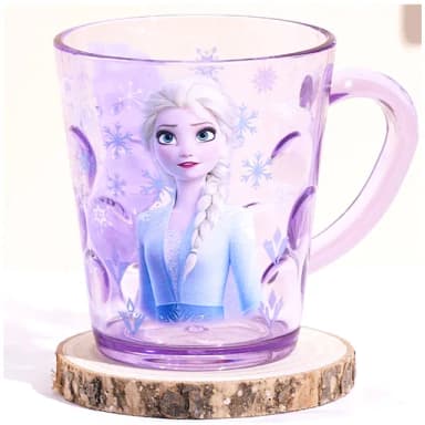 【TDL】迪士尼冰雪奇緣艾莎兒童水杯杯子漱口杯牙刷杯260ml 003939(生日禮物 聖誕節 平輸品)