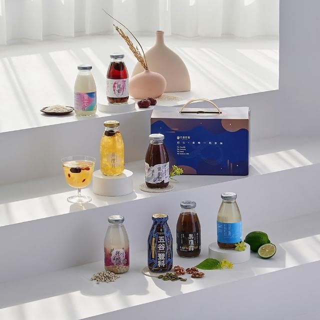 【谷溜谷溜】擁抱幸福8入綜合養生飲禮盒4盒入295mlx32瓶(送禮推薦、伴手禮、過年禮盒)