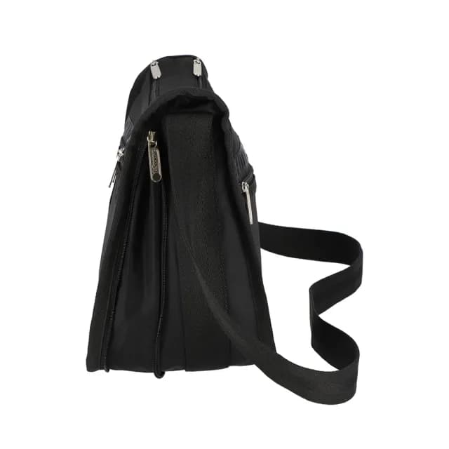 【Lesportsac】經典斜背包 側背包 禮物 送禮 推薦 女包 男包 禮物(永恆黑)