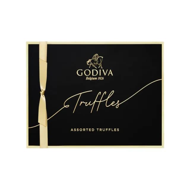 【GODIVA官方直營】松露巧克力12顆裝(生日禮、情人節、父親節、中秋禮盒)