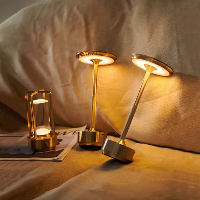 【gin gin】質感吧台燈 氛圍燈 平頭款/十字款 3色可選(露營燈 檯燈 夜燈 融蠟燈 波紋燈 情人節禮物)