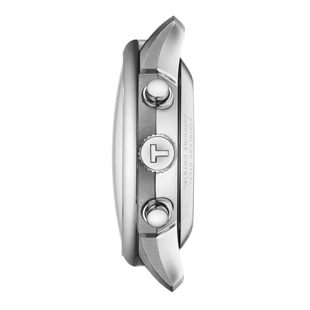 【TISSOT 天梭 官方授權】Chemin Des Tourelles 杜魯爾系列 三眼計時機械錶 送禮 推薦(T1394621103800)