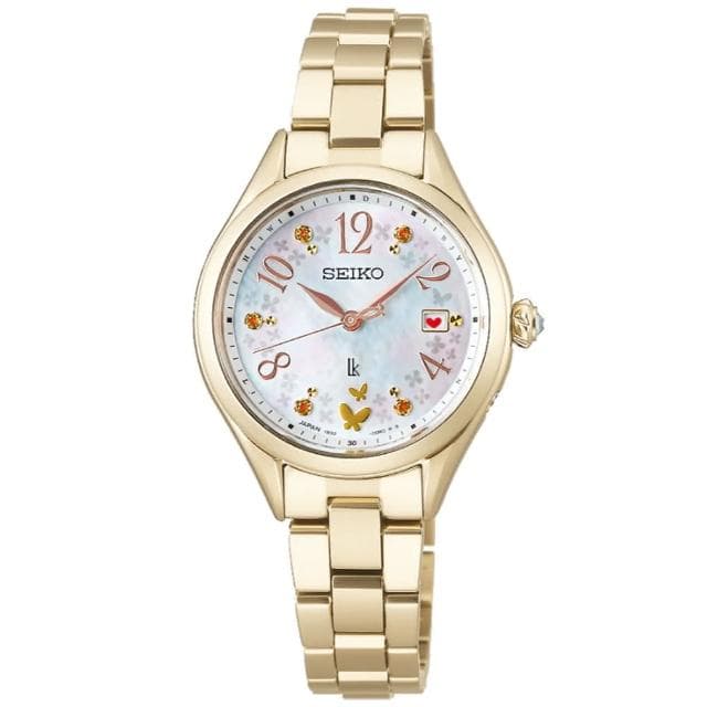 【SEIKO 精工】Lukia系列 30週年限量 花藝聯名 電波 太陽能腕錶 母親節 禮物 推薦(SSQW094J/1B32-0BM0K)