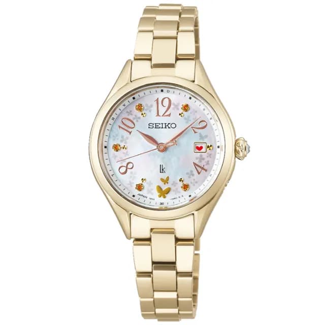 【SEIKO 精工】Lukia系列 30週年限量 花藝聯名 電波 太陽能腕錶 畢業禮物 送禮 推薦(SSQW094J/1B32-0BM0K)