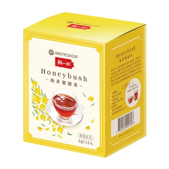 【鮮一杯】南非國寶茶茶包5g*12包*4盒(國寶茶2盒/綠國寶茶1盒/蜜樹茶1盒 國寶茶禮盒)