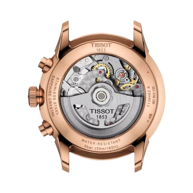 【TISSOT 天梭】杜魯爾系列 計時機械腕錶 畢業禮物 送禮 推薦(T1394623629800)