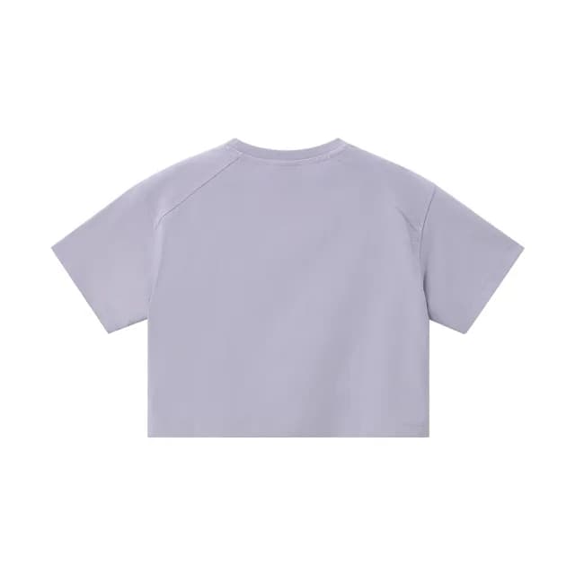 【GIORDANO 佐丹奴】童裝WWS印花短袖上衣(34 藤花紫)