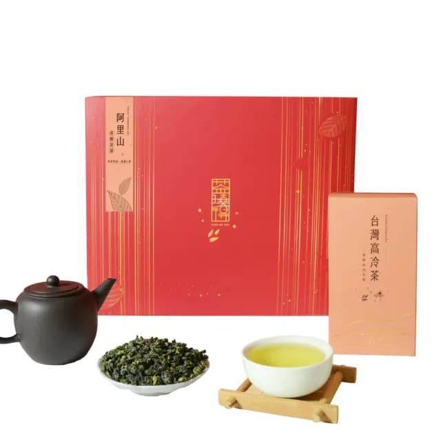 【茶曉得】阿里山淡奶香高山烏龍茶葉禮盒(150gx2包x1盒-共半斤;附提袋;送禮首選/父親節/中秋節)