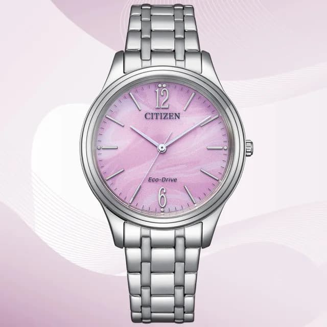 【CITIZEN 星辰】LADYS系列 簡約時尚 光動能腕錶 七夕 情人節 送禮 推薦(EM0411-71X)