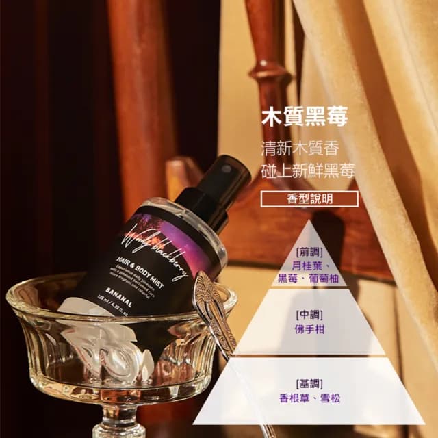 【BANANAL】韓國胺基酸頭髮身體香氛噴霧125ml(清新舒緩/可當香水使用/5款香味任選)