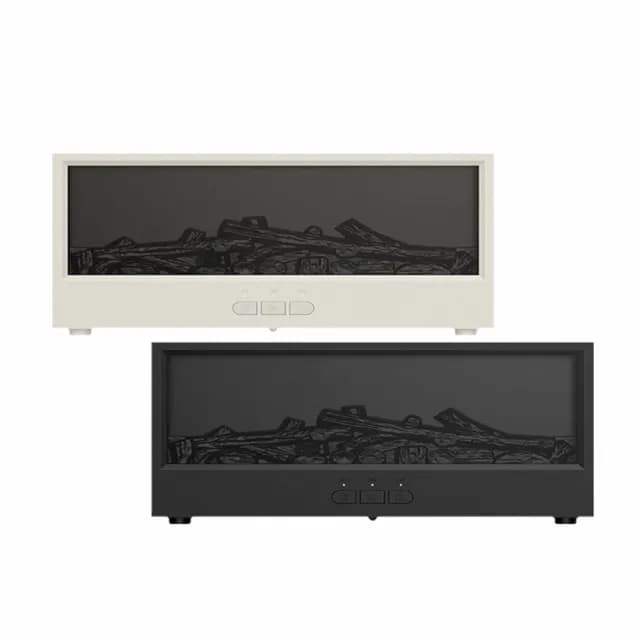 歐式壁爐香薰機 交換禮物 新款壁爐式火焰香薰機香燻機 加濕器 香氛機 薰香機 芳香機 精油機 精油噴霧器