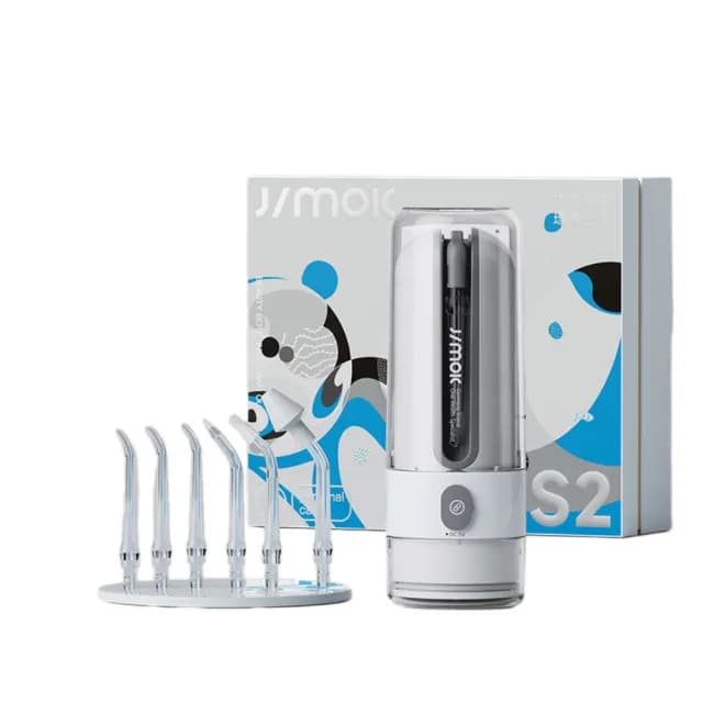 【JIMOK】S2 便攜沖牙器(電動牙刷/攜帶/旅行/出國/牙周/牙齦/蛀牙/全口清潔/父親節/禮物)