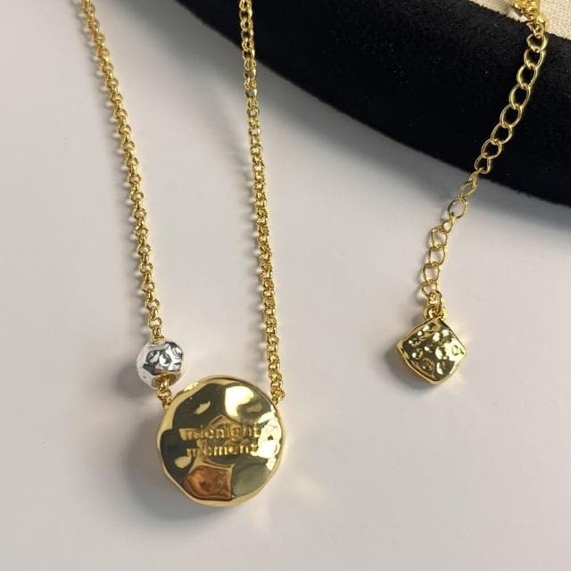 【MoonDy】項鍊 女生項鍊 男項鍊 禮物 飾品 長項鍊 情侶項鍊 中長項鍊 不規則項鍊 金屬項鏈 金色項鍊