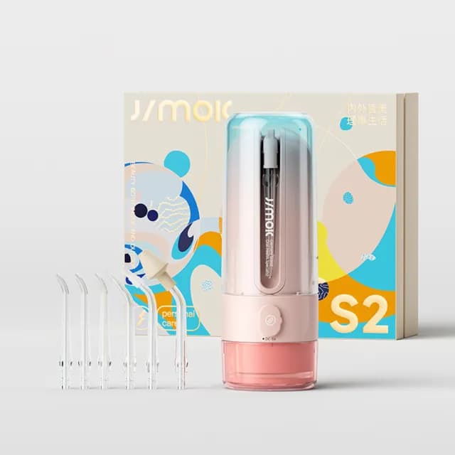 【JIMOK】S2 便攜沖牙器(電動牙刷/攜帶/旅行/出國/牙周/牙齦/蛀牙/全口清潔/盥洗/父親節/禮物)