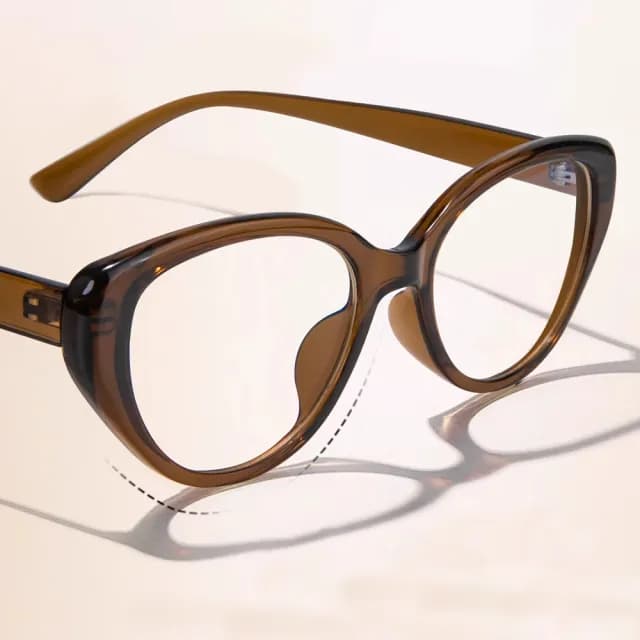 【KT DADA】情人節禮物 貓眼眼鏡 復古眼鏡 眼鏡女 鏡框 鏡架 眼鏡框 眼鏡架 tr90鏡框 素顏眼鏡 顯小臉 附眼