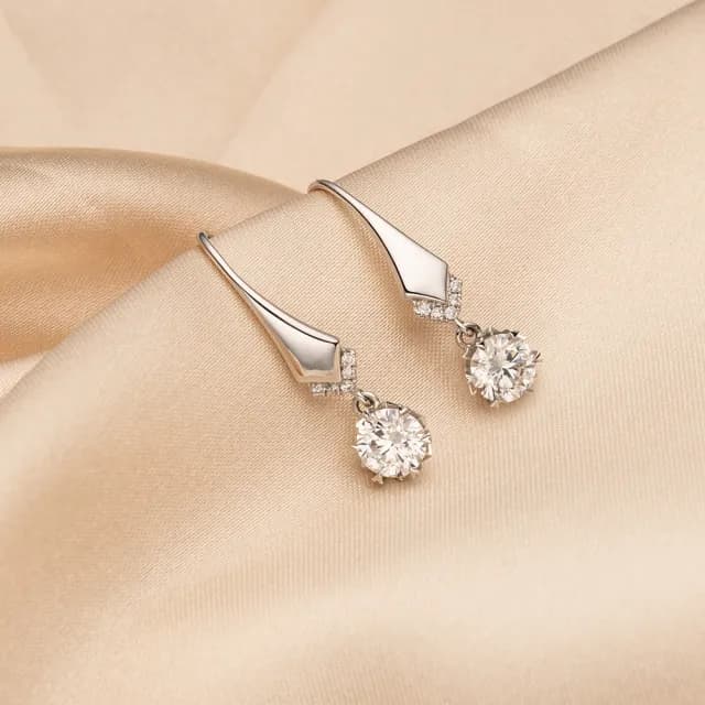 【鉅曜】18K 50分鑽石 輕奢閃耀樂愛鑽石耳環 培育鑽石 真鑽 鑽石(培育鑽石)