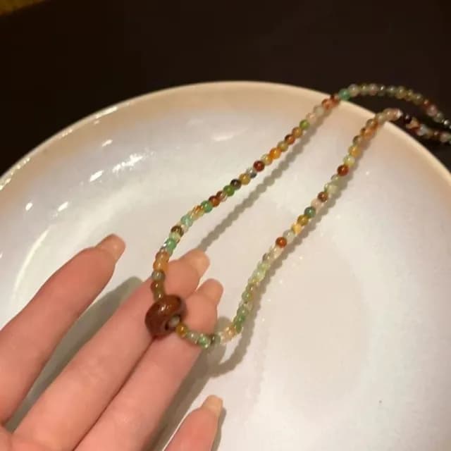 【Penny珮妮】孔雀瑪瑙金天鵝石吊墜項鍊(母親節禮物 交換禮物 送女友 生日禮物 情人節 尾牙 新年禮物 結婚)