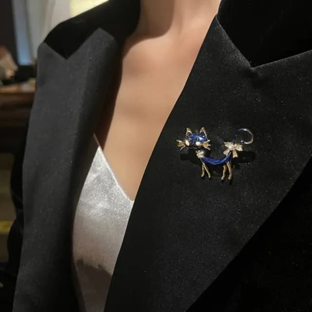 【Penny珮妮】歐美琺瑯彩貓咪胸針別針(母親節禮物 送女友 交換禮物  生日禮 情人節 尾牙 新年 結婚)