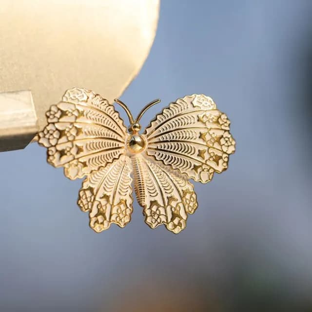 【Penny珮妮】復古蝴蝶胸針別針(母親節禮物 送女友 交換禮物  生日禮 情人節 尾牙 新年 結婚)