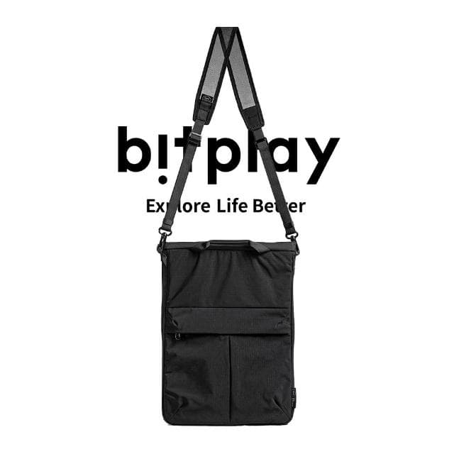 【bitplay】母親節禮物 Essential 16吋 斜背筆電包-黑色(電腦包/Macbook/ASUS/msi/dell/acer/hp/華碩/微星/