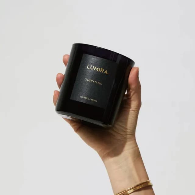【LUMIRA】經典黑瓶蠟燭 Tuscan Fig 托斯卡尼無花果 300g