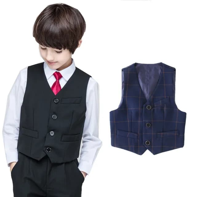 【橘魔法】西裝背心(馬甲 正裝 西餐 表演 服裝 戲劇 禮儀 男童 花童 婚禮 喜宴 大童 兒童 童裝)