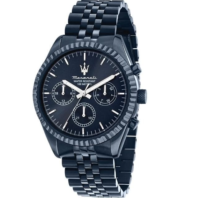 【MASERATI 瑪莎拉蒂】Competizione系列 紳男三眼手錶 送禮推薦43mm(R8873600011)