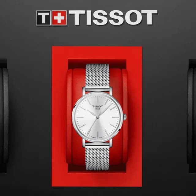 【TISSOT 天梭 官方授權】EVERYTIME LADY 經典優雅 時尚腕錶 雙11 特惠 推薦(T1432101101100)