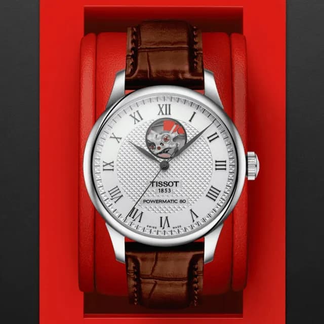 【TISSOT 天梭 官方授權】LE LOCLE 力洛克系列 機械腕錶 七夕 情人節 禮物 送禮 推薦(T0064071603301)