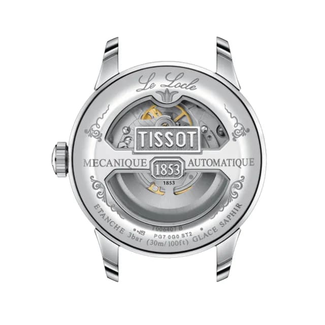 【TISSOT 天梭 官方授權】LE LOCLE 力洛克系列 機械腕錶 七夕 情人節 禮物 送禮 推薦(T0064071103302)