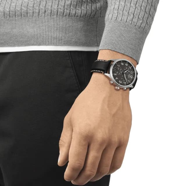 【TISSOT 天梭 官方授權】CHRONO XL 韻馳系列 三眼計時腕錶 七夕 情人節 禮物 送禮 推薦(T1166171606200)