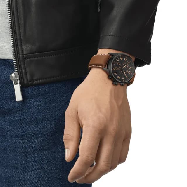 【TISSOT 天梭 官方授權】CHRONO XL 韻馳系列 三眼計時腕錶 父親節 禮物 送禮 推薦(T1166173605203)