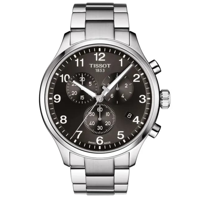 【TISSOT 天梭 官方授權】CHRONO XL韻馳系列 三眼計時腕錶 七夕 情人節 禮物 送禮 推薦(T1166171105701)