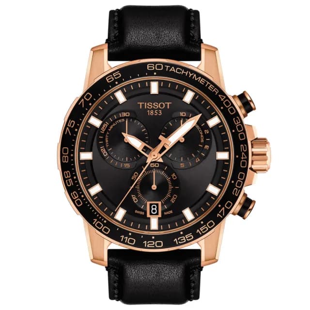 【TISSOT 天梭 官方授權】SUPERSPORT CHRONO 三眼計時腕錶 畢業禮物 送禮 推薦(T1256173605100)