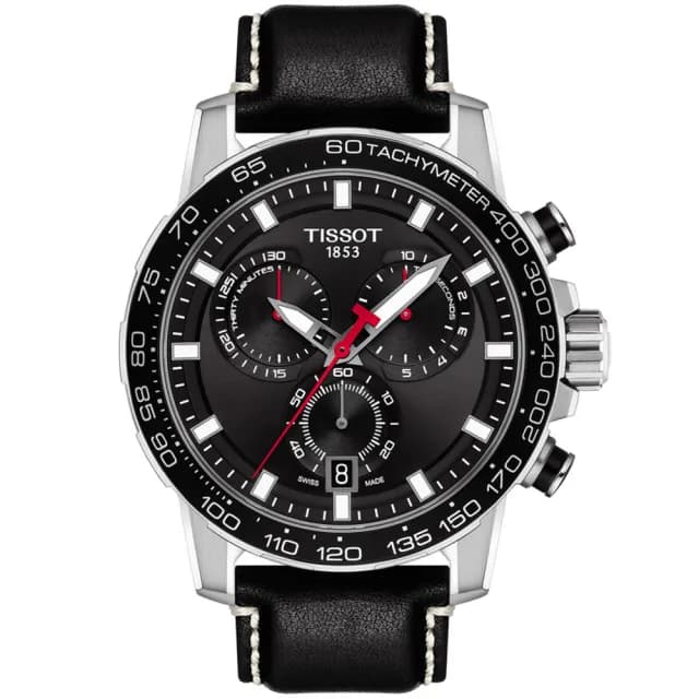 【TISSOT 天梭 官方授權】SUPERSPORT CHRONO 三眼計時腕錶 畢業禮物 送禮 推薦(T1256171605100)