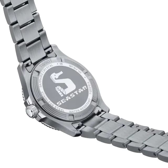 【TISSOT 天梭 官方授權】SEASTAR 1000海星系列 黑 潛水腕錶 畢業禮物 送禮 推薦(T1204101105100)