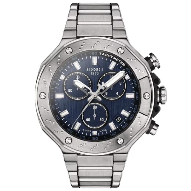 【TISSOT 天梭 官方授權】T-RACE 競速系列 計時腕錶 畢業禮物 送禮 推薦(T1414171104100)