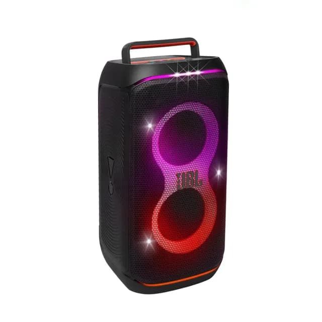 【JBL】Partybox club 120 便攜式派對藍牙音響_白(吉他麥克風輸入/藍芽/app操控/防潑水)