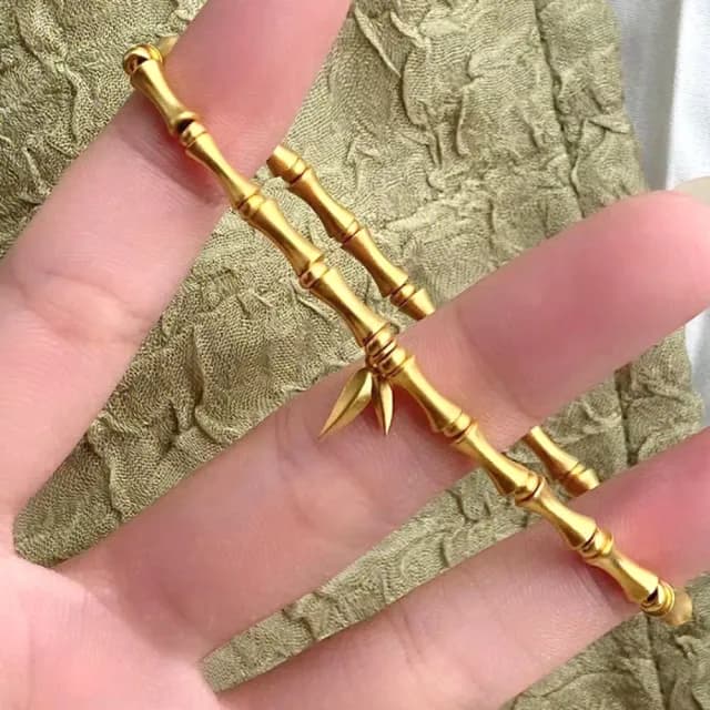 【MoonDy】手環 手鍊 手飾品 純銀手鍊 女生手鍊 竹節手鏈 情侶禮物 女復古中國風 女朋友生日禮