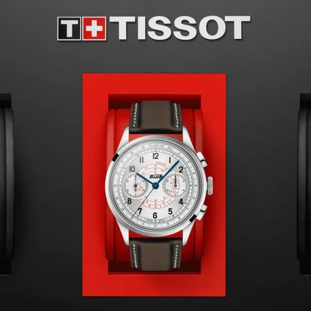 【TISSOT 天梭】TELEMETER 1938 機械計時腕錶 七夕 情人節 禮物 送禮 推薦(T1424621603200)