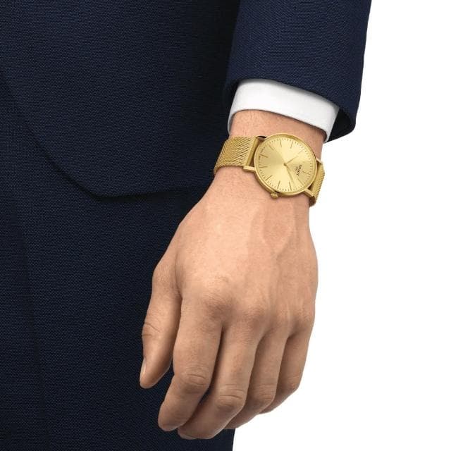 【TISSOT 天梭 官方授權】EVERYTIME GENT 經典時尚腕錶 母親節 禮物 推薦(T1434103302100)
