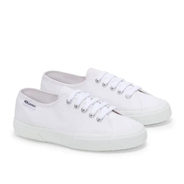 【SUPERGA】男休閒鞋 男鞋 3750 輕量系列 小白鞋 白色 帆布鞋 義大利國民鞋(S7151EW-901)