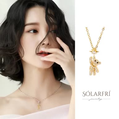 【SOLARFRi】品牌經典項鍊｜親膚女士項鏈可調鍊圍大小 附品牌禮盒包裝(閨蜜女友老婆情人生日交換聖誕禮物)
