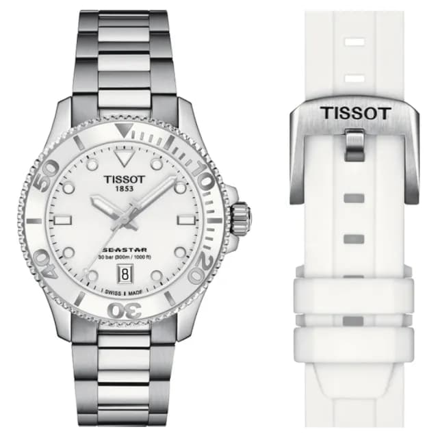 【TISSOT 天梭 官方授權】SEASTAR1000海星系列 潛水腕錶 畢業禮物 送禮 推薦(T1202101101100)