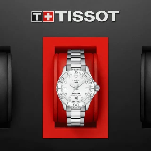 【TISSOT 天梭 官方授權】SEASTAR1000海星系列 潛水腕錶 畢業禮物 送禮 推薦(T1202101101100)