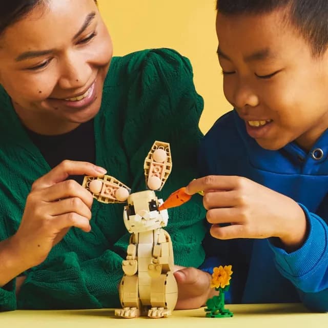 【LEGO 樂高】創意百變系列3合1 31162 可愛兔子(DIY積木 動物玩具 兒童玩具 禮物)