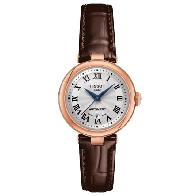 【TISSOT 天梭 官方授權】BELLISSIMA系列 知性時尚機械腕錶 父親節 禮物 送禮 推薦(T1262073601300)